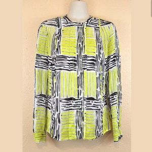 Diane Von Furstenberg Silk Blouse Top DVF 6